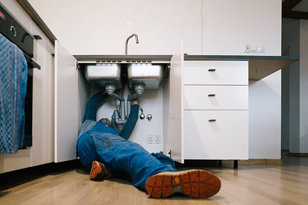 Professional Drain Cleaning technician working in Riverton, NJ